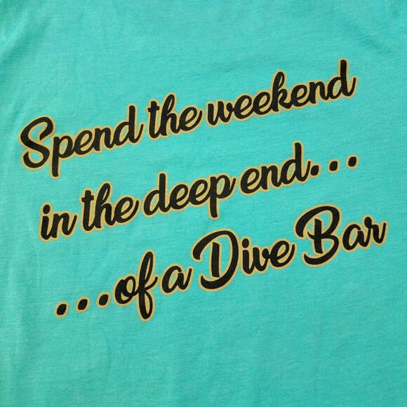 Garth Brooks Dive Bar Graphic SS Tee Teal - Picture 3 of 4
